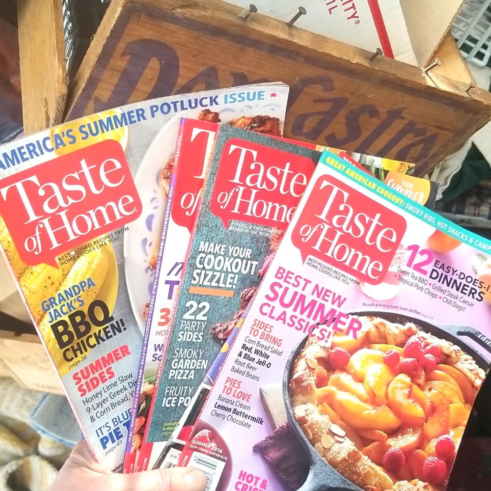 3 for $20 Vintage Taste of Home magazine food recipe cookbooks lot of 5